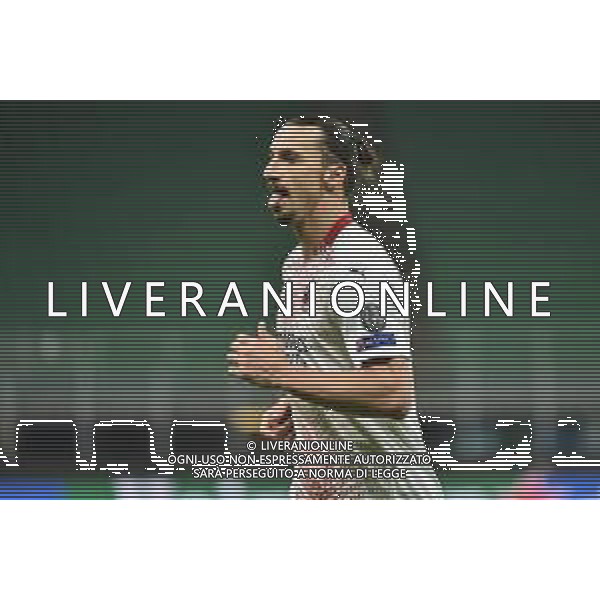 Zlatan Ibrahimovic (Milan) Milan vs Stella Rossa UEFA Europa League sedicesimi di finale - gara di ritorno Milano 25-02-2021 Stadio Giuseppe Meazza - San Siro foto Roberto Garavaglia/ag.Aldo Liverani sas