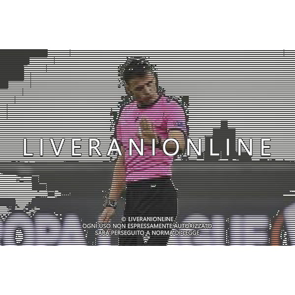 l’arbitro Jesus Gil Manzano (SPA) Milan vs Stella Rossa UEFA Europa League sedicesimi di finale - gara di ritorno Milano 25-02-2021 Stadio Giuseppe Meazza - San Siro foto Roberto Garavaglia/ag.Aldo Liverani sas