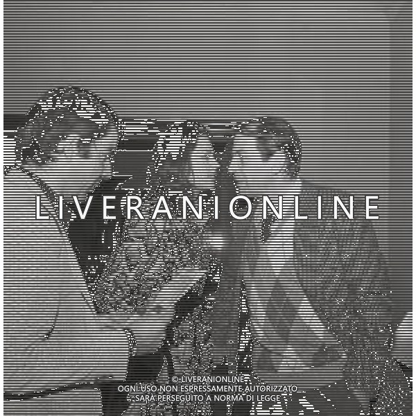 RETROSPETTIVA IRA VON FURSTENBERG ATTRICE NELLA FOTO IRA VON FURSTENBERG CON ENRICO MARIA SALERNO A SANREMO NELL\'ANNO 1970 AG ALDO LIVERANI SAS