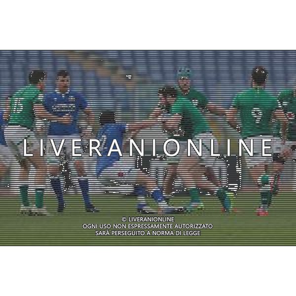 Marianiu/LMedia - 2021 Guinness Six Nations Rugby - Italy vs Ireland - Rugby Six Nations match 27 February 2021 - Stadio Olimpico, rome, Italy Photo showing: Robbie Henshaw (Ireland) @Marianiu/LMedia/AGENZIA ALDO LIVERANI SAS
