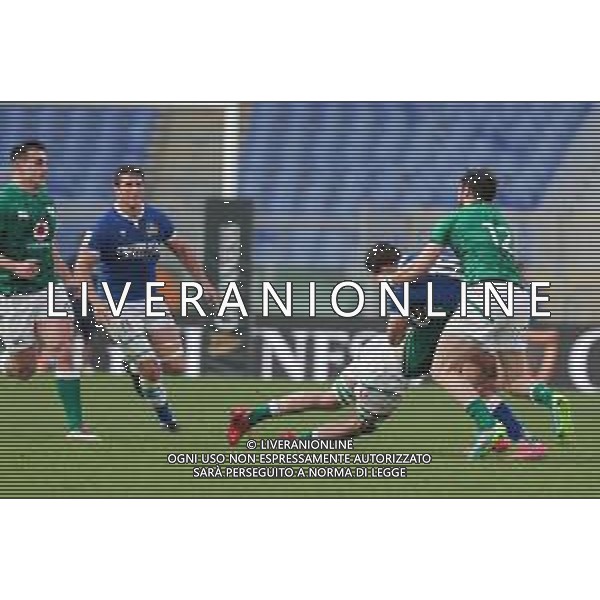 Marianiu/LMedia - 2021 Guinness Six Nations Rugby - Italy vs Ireland - Rugby Six Nations match 27 February 2021 - Stadio Olimpico, rome, Italy Photo showing: iItaly vs Ireland @Marianiu/LMedia/AGENZIA ALDO LIVERANI SAS