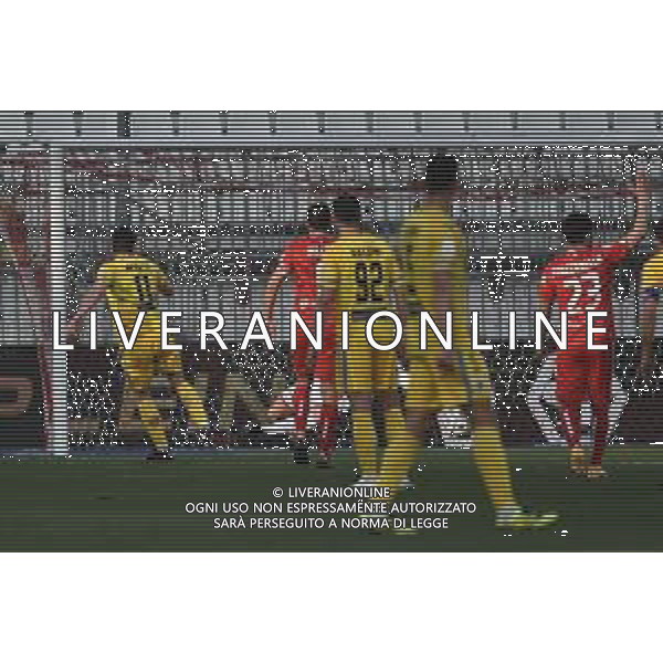 © TVRG Giacomo Beretta (Cittadella) segna il gol dell’1 a 0 ma l’arbitro annulla per fuorigioco Monza vs Cittadella Campionato Serie BKT - 25a giornata Monza 27-02-2021 U-Power Stadium foto Roberto Garavaglia/ag. Aldo Liverani sas