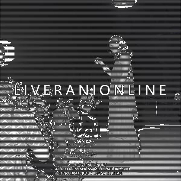 RETROSPETTIVA IRA VON FURSTENBERG ATTRICE NELLA FOTO IRA VON FURSTENBERG A TAORMINA NELL\'ANNO 1975 AG ALDO LIVERANI SAS 
