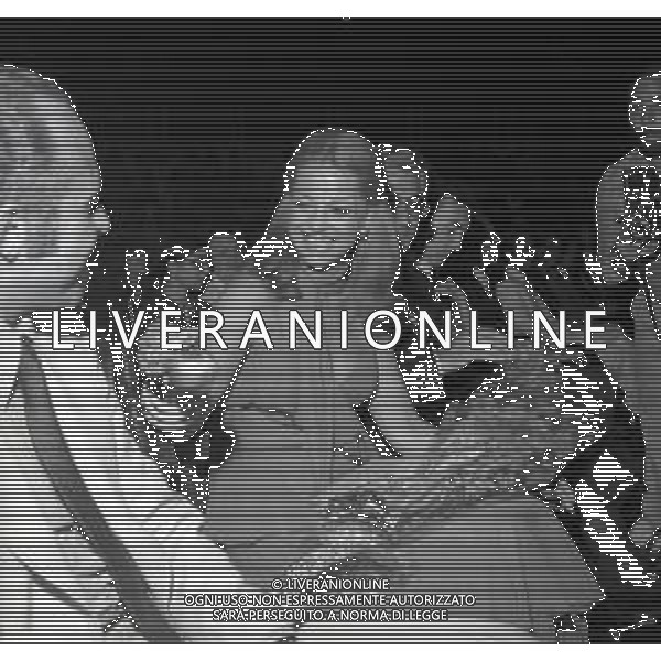 RETROSPETTIVA IRA VON FURSTENBERG ATTRICE NELLA FOTO IRA VON FURSTENBERG A TAORMINA NELL\'ANNO 1975 AG ALDO LIVERANI SAS 