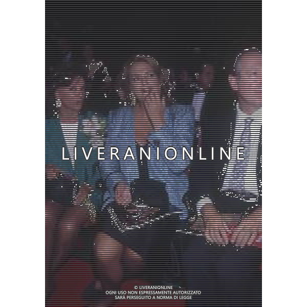 RETROSPETTIVA IRA VON FURSTENBERG ATTRICE NELLA FOTO IRA VON FURSTENBERG CON LJUBA RIZZOLI A MILANO NELL\'ANNO 1991 AG ALDO LIVERANI SAS 