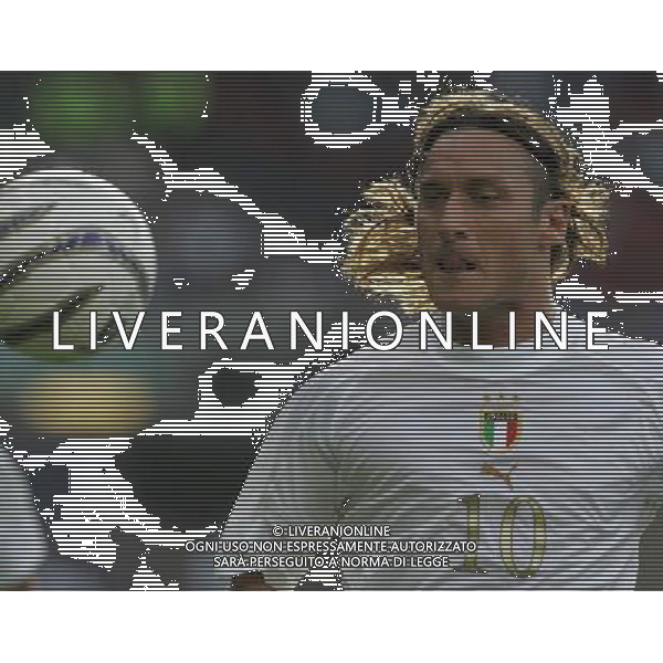 Glasgow 3 settembre 2005 Scozia - Italia qualificazioni mondiali Germania 2006 nella foto: totti francesco foto Luzzani / Ag. Aldo Liverani