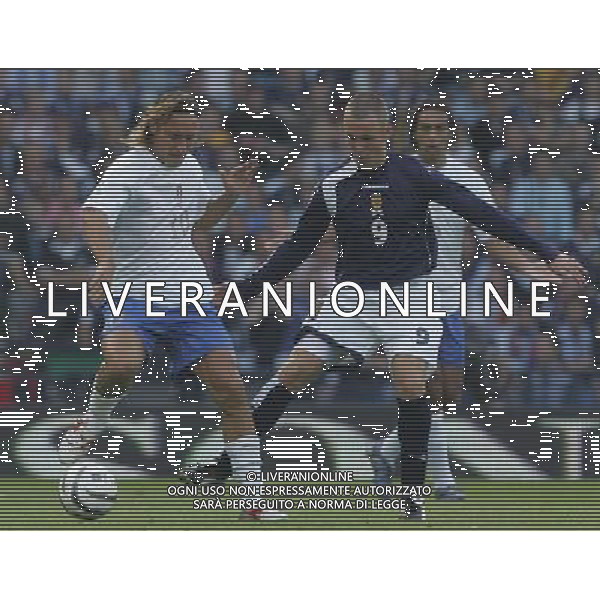 Glasgow 3 settembre 2005 Scozia - Italia qualificazioni mondiali Germania 2006 nella foto: totti francesco e miller foto Luzzani / Ag. Aldo Liverani
