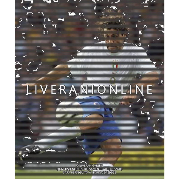 Glasgow 3 settembre 2005 Scozia - Italia qualificazioni mondiali Germania 2006 nella foto:christian vieri foto Luzzani / Ag. Aldo Liverani