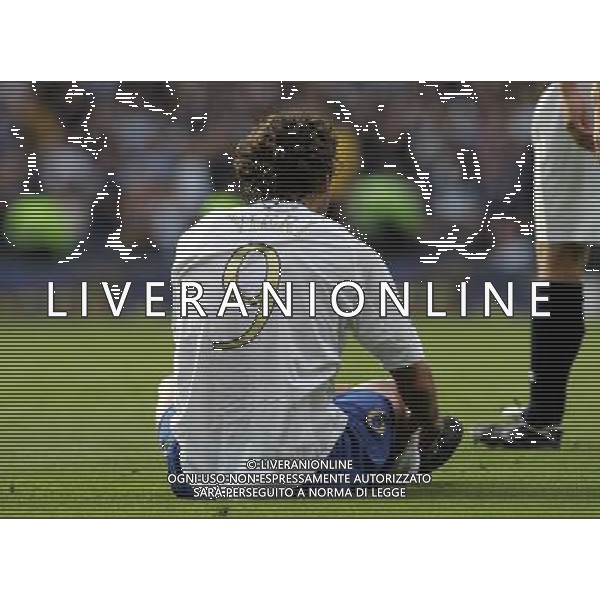 Glasgow 3 settembre 2005 Scozia - Italia qualificazioni mondiali Germania 2006 nella foto:christian vieri foto Luzzani / Ag. Aldo Liverani