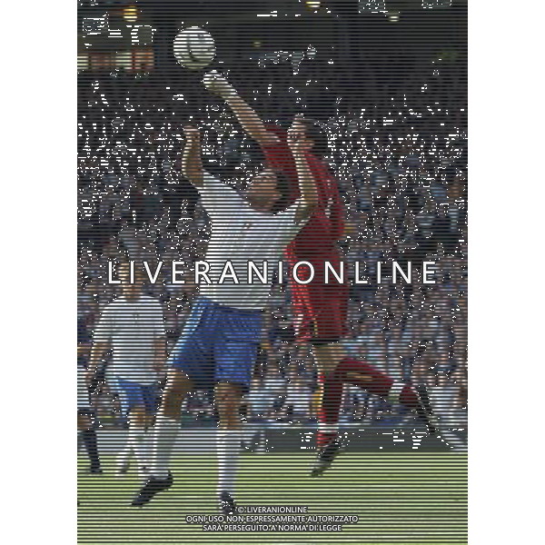 Glasgow 3 settembre 2005 Scozia - Italia qualificazioni mondiali Germania 2006 nella foto:christian vieri-gordon foto Luzzani / Ag. Aldo Liverani