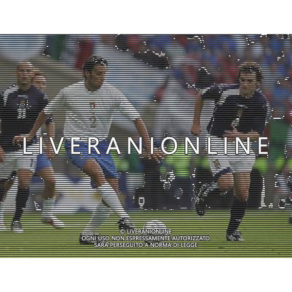 Glasgow 3 settembre 2005 Scozia - Italia qualificazioni mondiali Germania 2006 nella foto:zaccardo e dailly foto Luzzani / Ag. Aldo Liverani