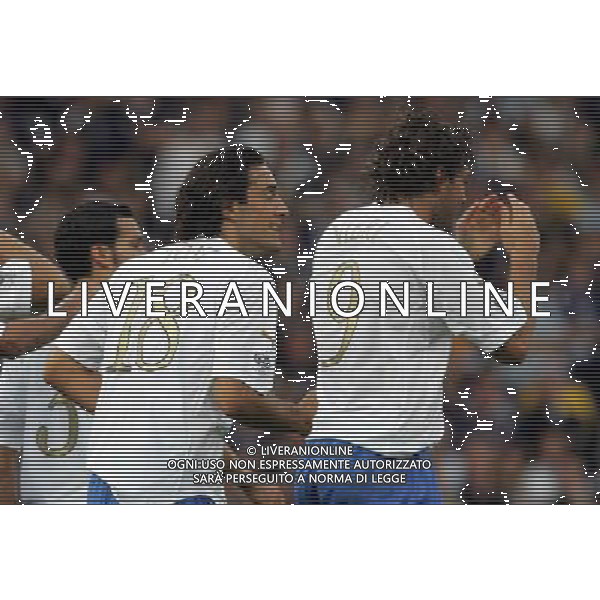 Glasgow 3 settembre 2005 Scozia - Italia qualificazioni mondiali Germania 2006 nella foto: vieri-toni foto Luzzani / Ag. Aldo Liverani