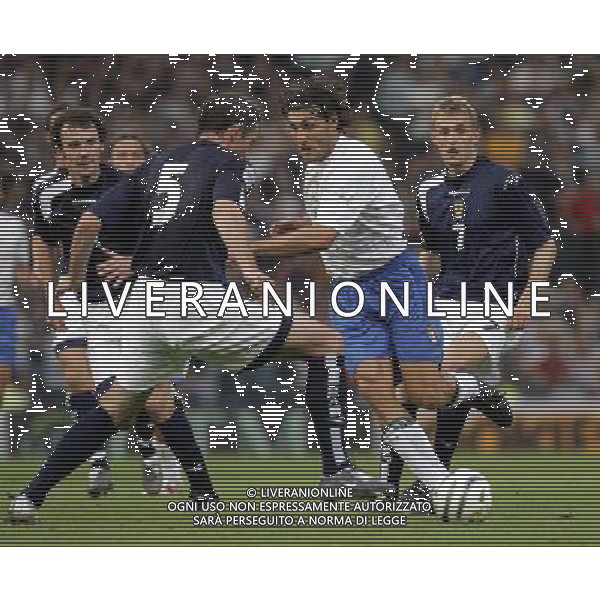 Glasgow 3 settembre 2005 Scozia - Italia qualificazioni mondiali Germania 2006 nella foto:christian vieri foto Luzzani / Ag. Aldo Liverani