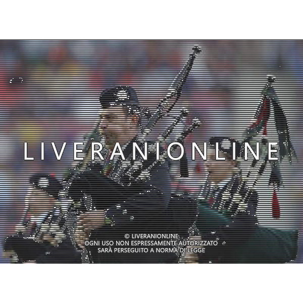 Glasgow 3 settembre 2005 Scozia - Italia qualificazioni mondiali Germania 2006 nella foto:BANDA SCOZZESE foto Luzzani / Ag. Aldo Liverani