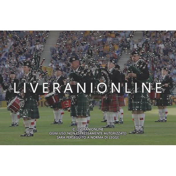Glasgow 3 settembre 2005 Scozia - Italia qualificazioni mondiali Germania 2006 nella foto: BANDA SCOZZESE foto Luzzani / Ag. Aldo Liverani