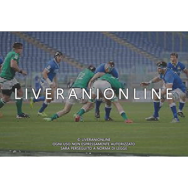 Marianiu/LMedia - 2021 Guinness Six Nations Rugby - Italy vs Ireland - Rugby Six Nations match 27 February 2021 - Stadio Olimpico, rome, Italy Photo showing: Italy vs Ireland @Marianiu/LMedia / AGENZIA ALDO LIVERANI SAS