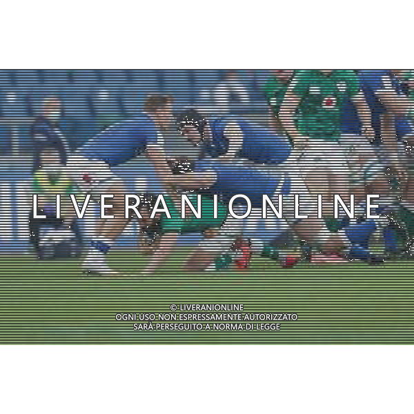 Marianiu/LMedia - 2021 Guinness Six Nations Rugby - Italy vs Ireland - Rugby Six Nations match 27 February 2021 - Stadio Olimpico, rome, Italy Photo showing: Jamison Gibson (Ireland) @Marianiu/LMedia / AGENZIA ALDO LIVERANI SAS