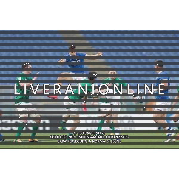 Marianiu/LMedia - 2021 Guinness Six Nations Rugby - Italy vs Ireland - Rugby Six Nations match 27 February 2021 - Stadio Olimpico, rome, Italy Photo showing: Italy vs Ireland @Marianiu/LMedia / AGENZIA ALDO LIVERANI SAS