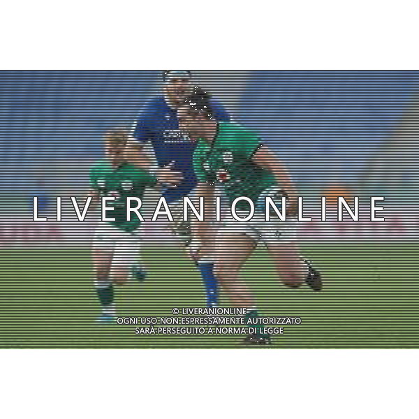Marianiu/LMedia - 2021 Guinness Six Nations Rugby - Italy vs Ireland - Rugby Six Nations match 27 February 2021 - Stadio Olimpico, rome, Italy Photo showing: James Lowe (Ireland) @Marianiu/LMedia / AGENZIA ALDO LIVERANI SAS