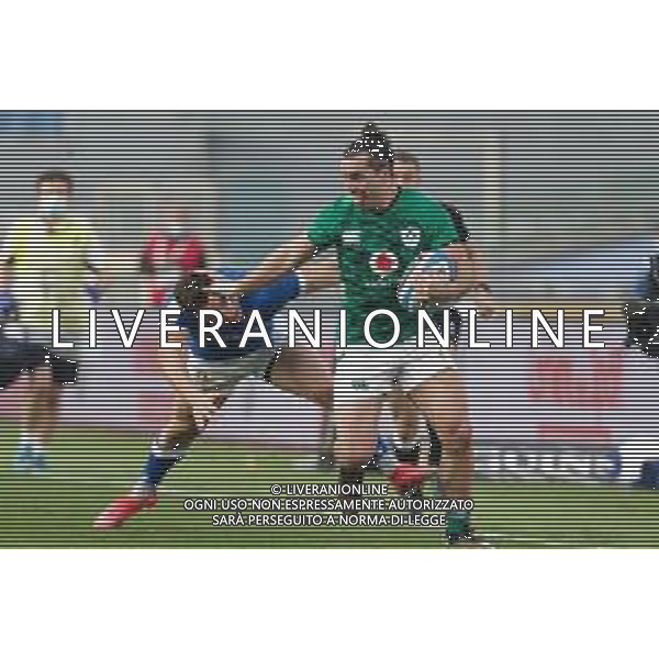Marianiu/LMedia - 2021 Guinness Six Nations Rugby - Italy vs Ireland - Rugby Six Nations match 27 February 2021 - Stadio Olimpico, rome, Italy Photo showing: James Lowe (Ireland) @Marianiu/LMedia / AGENZIA ALDO LIVERANI SAS