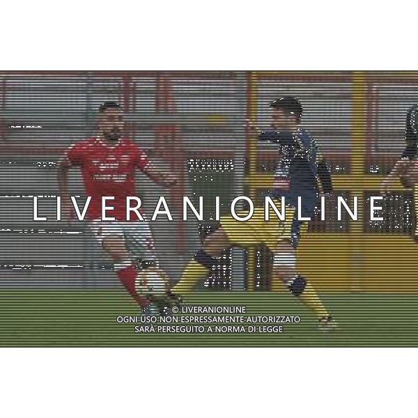 Cerquiglinio/LMedia - AC Perugia vs Modena FC - Italian football Serie C match 2020/2021 27 February 2021 - Renato Curi stadium, perugia, Italy Photo showing: gerli fabio (n. 16 modena f.c. 2018) vs marcello falzerano (n.23 perugia calcio) @Cerquiglinio/LMedia / AGENZIA ALDO LIVERANI SAS