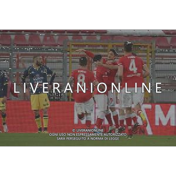 Cerquiglinio/LMedia - AC Perugia vs Modena FC - Italian football Serie C match 2020/2021 27 February 2021 - Renato Curi stadium, perugia, Italy Photo showing: pelia salvatore (n.7 perugia calcio) exultationb 1-0 @Cerquiglinio/LMedia / AGENZIA ALDO LIVERANI SAS