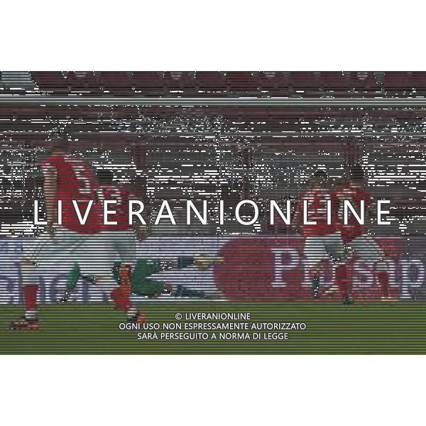 Cerquiglinio/LMedia - AC Perugia vs Modena FC - Italian football Serie C match 2020/2021 27 February 2021 - Renato Curi stadium, perugia, Italy Photo showing: bagno riccardo (n. 24 modena f.c. 2018) saves the penalty @Cerquiglinio/LMedia / AGENZIA ALDO LIVERANI SAS