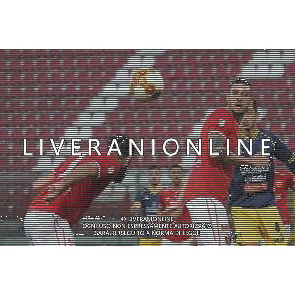 Cerquiglinio/LMedia - AC Perugia vs Modena FC - Italian football Serie C match 2020/2021 27 February 2021 - Renato Curi stadium, perugia, Italy Photo showing: gabriele angella (n.05 perugia calcio) @Cerquiglinio/LMedia / AGENZIA ALDO LIVERANI SAS