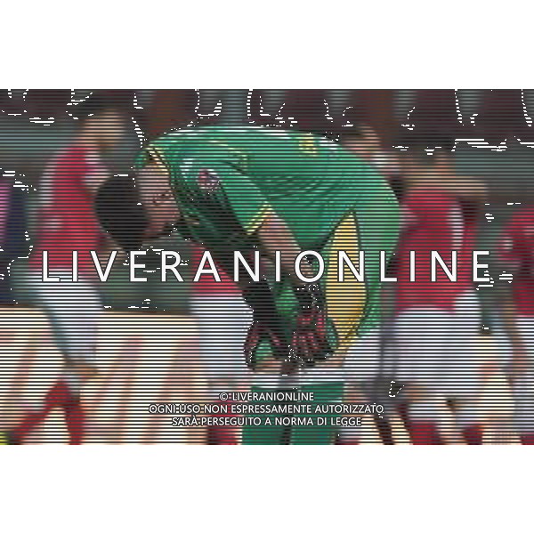 Cerquiglinio/LMedia - AC Perugia vs Modena FC - Italian football Serie C match 2020/2021 27 February 2021 - Renato Curi stadium, perugia, Italy Photo showing: gagno riccardo (n. 24 modena f.c. 2018) dissappionted for the goal @Cerquiglinio/LMedia / AGENZIA ALDO LIVERANI SAS