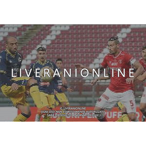 Cerquiglinio/LMedia - AC Perugia vs Modena FC - Italian football Serie C match 2020/2021 27 February 2021 - Renato Curi stadium, perugia, Italy Photo showing: luppi divise (n. 13 modena f.c. 2018) shooting @Cerquiglinio/LMedia / AGENZIA ALDO LIVERANI SAS