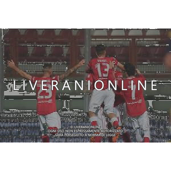 Cerquiglinio/LMedia - AC Perugia vs Modena FC - Italian football Serie C match 2020/2021 27 February 2021 - Renato Curi stadium, perugia, Italy Photo showing: perugia exultation @Cerquiglinio/LMedia / AGENZIA ALDO LIVERANI SAS