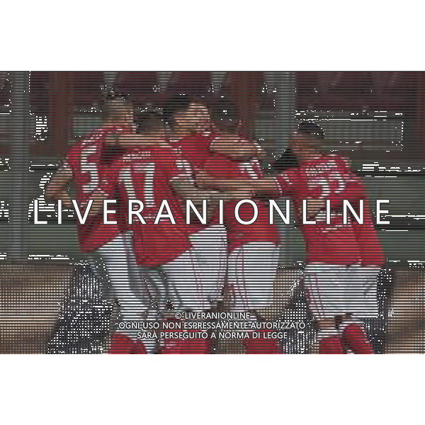 Cerquiglinio/LMedia - AC Perugia vs Modena FC - Italian football Serie C match 2020/2021 27 February 2021 - Renato Curi stadium, perugia, Italy Photo showing: perugia exultation @Cerquiglinio/LMedia / AGENZIA ALDO LIVERANI SAS
