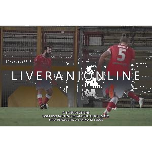 Cerquiglinio/LMedia - AC Perugia vs Modena FC - Italian football Serie C match 2020/2021 27 February 2021 - Renato Curi stadium, perugia, Italy Photo showing: favalli alessandro (n.3 difensore perugia calcio) exultation 2-0 @Cerquiglinio/LMedia / AGENZIA ALDO LIVERANI SAS
