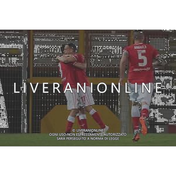 Cerquiglinio/LMedia - AC Perugia vs Modena FC - Italian football Serie C match 2020/2021 27 February 2021 - Renato Curi stadium, perugia, Italy Photo showing: favalli alessandro (n.3 difensore perugia calcio) exultation 2-0 @Cerquiglinio/LMedia / AGENZIA ALDO LIVERANI SAS