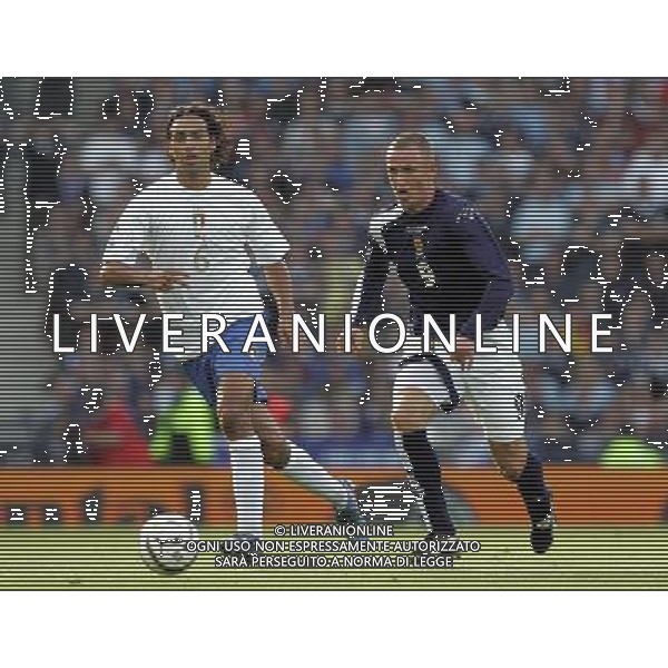 Glasgow 3 settembre 2005 Scozia - Italia qualificazioni mondiali Germania 2006 nella foto:nesta e miller foto Luzzani / Ag. Aldo Liverani