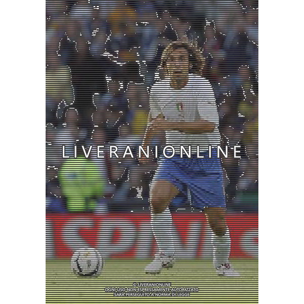 Glasgow 3 settembre 2005 Scozia - Italia qualificazioni mondiali Germania 2006 nella foto:pirlo andrea foto Luzzani / Ag. Aldo Liverani