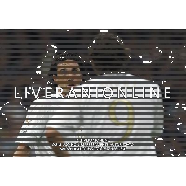 Glasgow 3 settembre 2005 Scozia - Italia qualificazioni mondiali Germania 2006 nella foto:TONI E VIERI foto Luzzani / Ag. Aldo Liverani