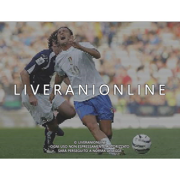 Glasgow 3 settembre 2005 Scozia - Italia qualificazioni mondiali Germania 2006 nella foto:totti e dailly foto Luzzani / Ag. Aldo Liverani