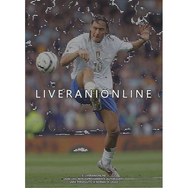 Glasgow 3 settembre 2005 Scozia - Italia qualificazioni mondiali Germania 2006 nella foto:totti francesco foto Luzzani / Ag. Aldo Liverani