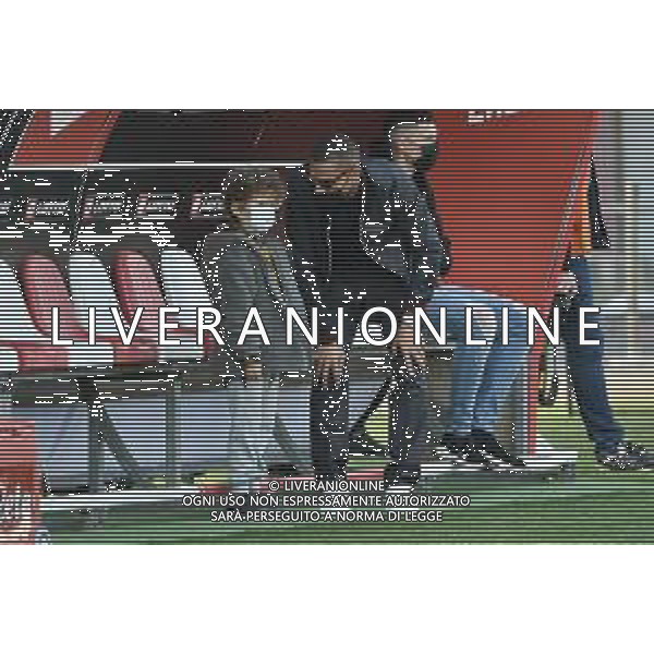 © TVRG Kevin Prince Boateng con il figlio Maddox a bordo campo prima della gara Monza vs Cittadella Campionato Serie BKT - 25a giornata Monza 27-02-2021 U-Power Stadium foto Roberto Garavaglia/ag. Aldo Liverani sas