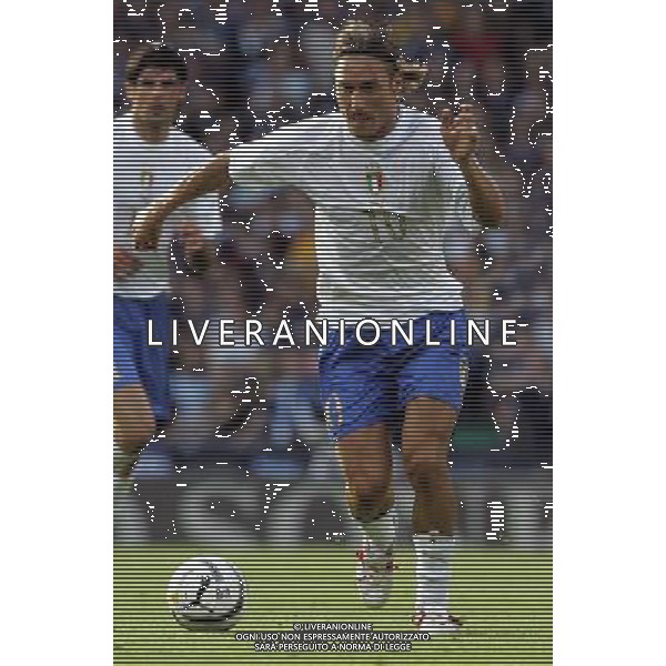 Glasgow 3 settembre 2005 Scozia - Italia qualificazioni mondiali Germania 2006 nella foto:totti francesco foto Luzzani / Ag. Aldo Liverani