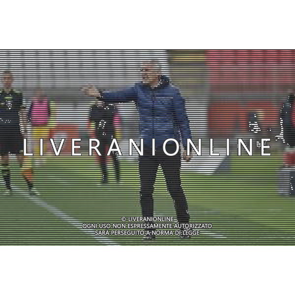 © TVRG Roberto Venturato allenatore Cittadella Monza vs Cittadella Campionato Serie BKT - 25a giornata Monza 27-02-2021 U-Power Stadium foto Roberto Garavaglia/ag. Aldo Liverani sas
