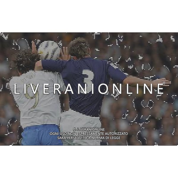 Glasgow 3 settembre 2005 Scozia - Italia qualificazioni mondiali Germania 2006 nella foto:vieri e webster foto Luzzani / Ag. Aldo Liverani