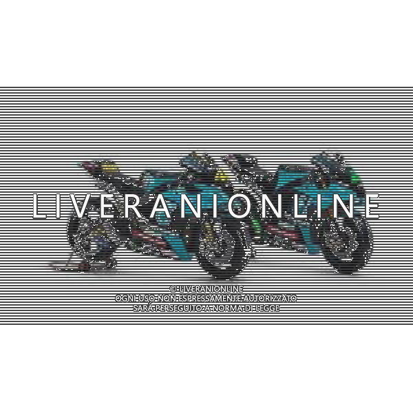 Presentazione della Moto Yamaha del Team Petronas Motogp 2021 e dei piloti Valentino Rossi e Franco Morbidelli che correranno il prossimo campionato del mondo 01.03.2021 ©Ufficio Stampa Yamaha Petronas / AGENZIA ALDO LIVERANI SAS