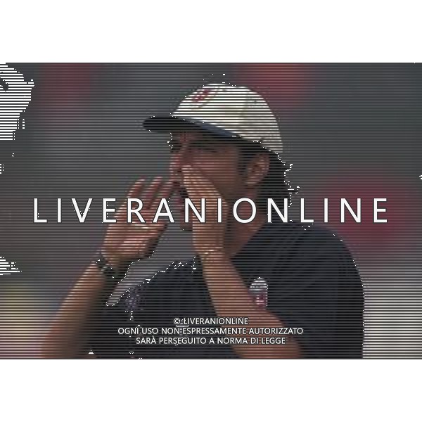 17-08-1997 COMO PRIMO TURNO DI COPPA ITALIA COMO TORINO 4-2 NELLA FOTO MARIO BERETTA ALLENATORE COMO CALCIO AG ALDO LIVERANI SAS