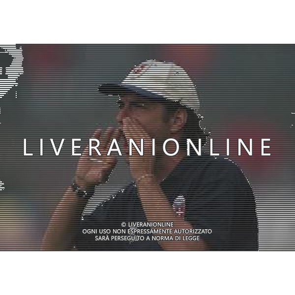 17-08-1997 COMO PRIMO TURNO DI COPPA ITALIA COMO TORINO 4-2 NELLA FOTO MARIO BERETTA ALLENATORE COMO CALCIO AG ALDO LIVERANI SAS