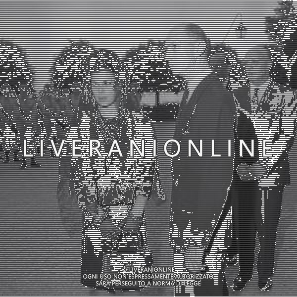 RETROSPETTIVA BEATRICE MARIA DI SAVOIA PRINCIPESSA  NELLA FOTO BEATRICE MARIA DI SAVOIA A TORINO NELL\'ANNO 1963 AI FUNERALI DEL DUCA DI GENOVA AG ALDO LIVERANI SAS 