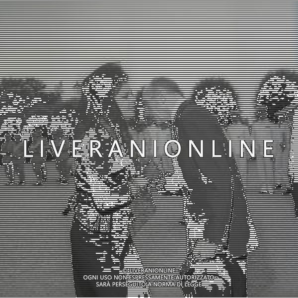 RETROSPETTIVA BEATRICE MARIA DI SAVOIA PRINCIPESSA  NELLA FOTO BEATRICE MARIA DI SAVOIA A TORINO NELL\'ANNO 1963 AI FUNERALI DEL DUCA DI GENOVA AG ALDO LIVERANI SAS 