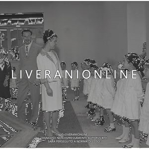 RETROSPETTIVA BEATRICE MARIA DI SAVOIA PRINCIPESSA  NELLA FOTO BEATRICE MARIA DI SAVOIA A CANELLI IN VISITA A UN ASILO INFANTILE NELL\'ANNO 1963 AG ALDO LIVERANI SAS  
