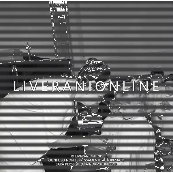 RETROSPETTIVA BEATRICE MARIA DI SAVOIA PRINCIPESSA  NELLA FOTO BEATRICE MARIA DI SAVOIA A CANELLI IN VISITA A UN ASILO INFANTILE NELL\'ANNO 1963 AG ALDO LIVERANI SAS  